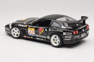 Ferrari 550 Maranello #23 Agrimaster Negro Bburago 1:18 3344-B2 Metal - imagen 7 de 8