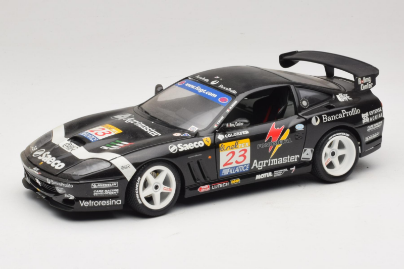 Ferrari 550 Maranello #23 Agrimaster Negro Bburago 1:18 3344-B2 Metal