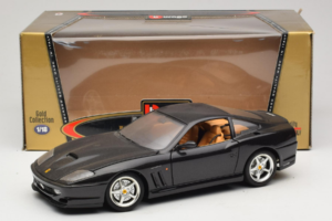 Ferrari 550 Maranello Negro Metalizado Bburago 1:18 3344-B1 Metal - imagen 8 de 8