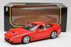 Ferrari 550 Maranello Rojo Bburago 1:18 3064 Metal - imagen 8 de 8