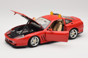 Ferrari 550 Maranello Safety Car Rosso Corsa Bburago 1:18 3064-P1 Metal - imagen 2 de 8