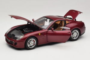Ferrari 599 GTB Fiorano Rojo Oscuro Hot Wheels 1:18 M1200 Metal - imagen 2 de 8
