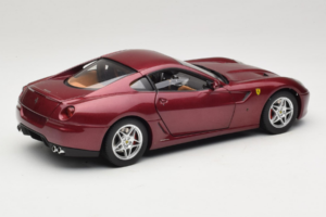 Ferrari 599 GTB Fiorano Rojo Oscuro Hot Wheels 1:18 M1200 Metal - imagen 3 de 8