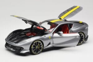 Ferrari 812 Competizione Grigio Coburn Bburago 1:18 18-01647 Metal - imagen 2 de 8
