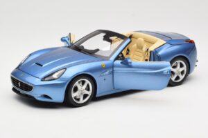 Ferrari California Azul Claro Hot Wheels 1:18 N2043 Metal - imagen 2 de 8