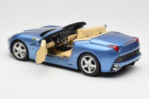 Ferrari California Azul Claro Hot Wheels 1:18 N2043 Metal - imagen 5 de 8