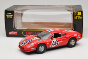 Ferrari Dino 246 GT #46 Rojo Anson 1:18 3580-P1 Metal - imagen 8 de 8