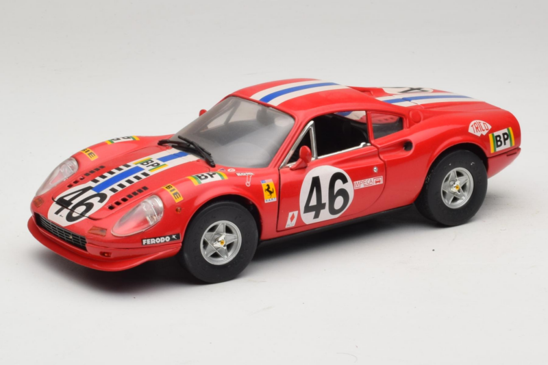 Ferrari Dino 246 GT #46 Rojo Anson 1:18 3580-P1 Metal