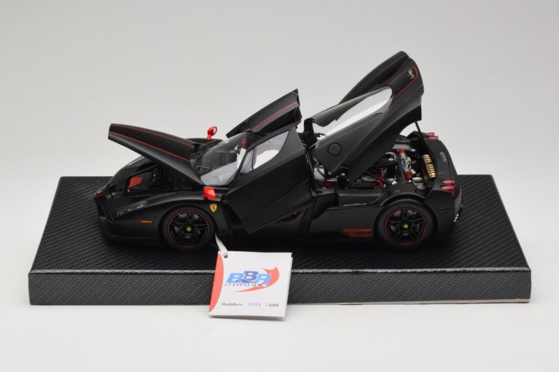 Ferrari Enzo Matt Black Edición Limitada BBR 1:18 HE180029 Metal