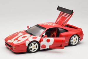 Ferrari F355 Berlinetta Rojo con ruedas blancas UT Models 1:18 180074020-P2 Metal - imagen 2 de 8