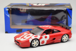 Ferrari F355 Berlinetta Rojo con ruedas blancas UT Models 1:18 180074020-P2 Metal - imagen 8 de 8