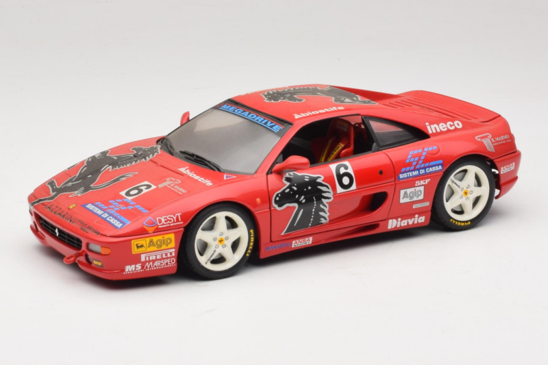 Ferrari F355 Berlinetta Diavia #6 Rojo UT Models 1:18 180074020-P3 Metal