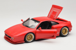 Ferrari F355 Berlinetta Rojo Con Llantas Doradas Personalizadas UT Models 1:18 180074020-P5 Metal - imagen 2 de 8