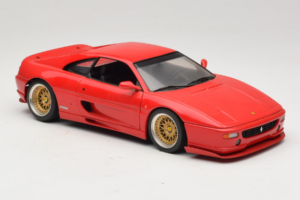 Ferrari F355 Berlinetta Rojo Con Llantas Doradas Personalizadas UT Models 1:18 180074020-P5 Metal - imagen 6 de 8