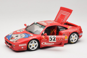 Ferrari F355 Berlinetta Slushuppie #52 M. Peters Rojo UT Models 1:18 180074020-P4 Metal - imagen 2 de 8