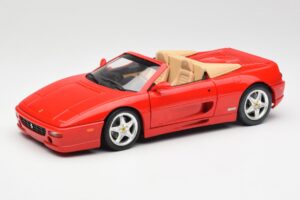 Ferrari F355 Spider Rojo Hot Wheels 1:18 25733 Metal