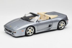 Ferrari F355 Spider Plata Hot Wheels 1:18 23907-M1 Metal