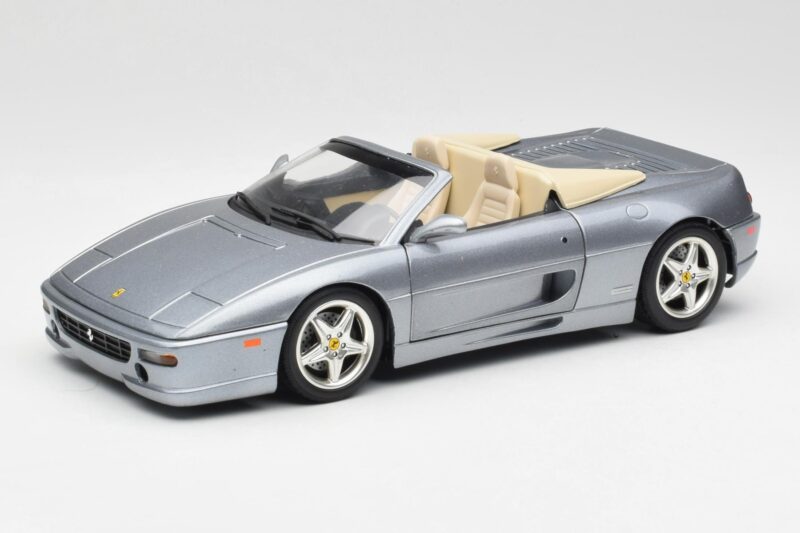 Ferrari F355 Spider Plata Hot Wheels 1:18 23907-M1 Metal