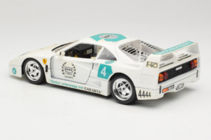 Ferrari F40 4444 Tage Garanta #4 Blanco Bburago 1:18 3332-W5 Metal - imagen 7 de 8