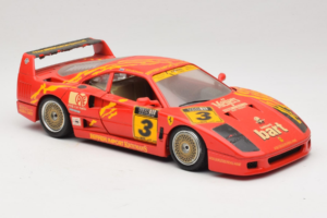 Ferrari F40 Evoluzione #3 Brummel Rojo 1987 Bburago 1:18 3022-P2 Metal - imagen 6 de 8