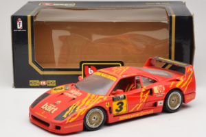 Ferrari F40 Evoluzione #3 Brummel Rojo 1987 Bburago 1:18 3022-P2 Metal - imagen 8 de 8
