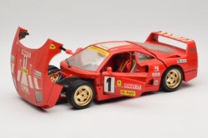Ferrari F40 Evoluzione #1 Pirelli Rojo 1992 Bburago 1:18 3042-P1 Metal - imagen 2 de 8