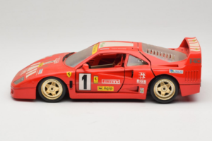 Ferrari F40 Evoluzione #1 Pirelli Rojo 1992 Bburago 1:18 3042-P1 Metal - imagen 4 de 8