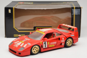Ferrari F40 Evoluzione #1 Pirelli Rojo 1992 Bburago 1:18 3042-P1 Metal - imagen 8 de 8