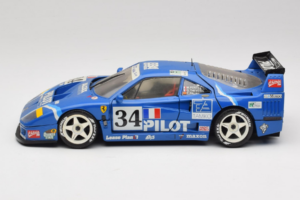 Ferrari F40 Evoluzione #34 Azul Custom 1987 Bburago 1:18 3032-C1 Metal - imagen 4 de 8