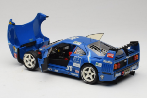 Ferrari F40 Evoluzione #34 Azul Custom 1987 Bburago 1:18 3032-C1 Metal - imagen 5 de 8