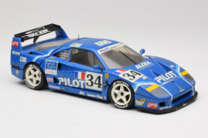 Ferrari F40 Evoluzione #34 Azul Custom 1987 Bburago 1:18 3032-C1 Metal - imagen 6 de 8