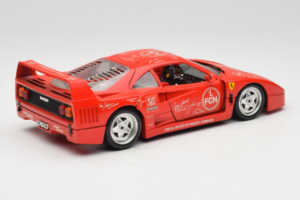 Ferrari F40 Evoluzione FC Nürnberg Special Edition Rojo Bburago 1:18 3042-FCN Metal - imagen 3 de 8