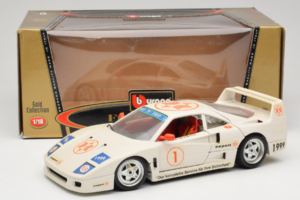 Ferrari F40 #1 Expert Blanco 1987 Bburago 1:18 3332-W2 Metal - imagen 8 de 8