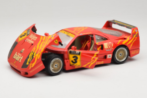 Ferrari F40 #3 F. Kroymans Ferrari Imports Kroymans BBS Wheels Rojo 1987 Bburago 1:18 3032-H1 Metal - imagen 2 de 8