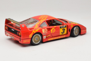 Ferrari F40 #3 F. Kroymans Ferrari Imports Kroymans BBS Wheels Rojo 1987 Bburago 1:18 3032-H1 Metal - imagen 3 de 8