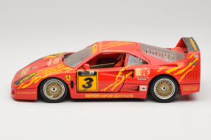Ferrari F40 #3 F. Kroymans Ferrari Imports Kroymans BBS Wheels Rojo 1987 Bburago 1:18 3032-H1 Metal - imagen 4 de 8