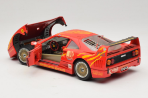 Ferrari F40 #3 F. Kroymans Ferrari Imports Kroymans BBS Wheels Rojo 1987 Bburago 1:18 3032-H1 Metal - imagen 5 de 8