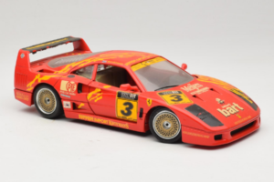 Ferrari F40 #3 F. Kroymans Ferrari Imports Kroymans BBS Wheels Rojo 1987 Bburago 1:18 3032-H1 Metal - imagen 6 de 8