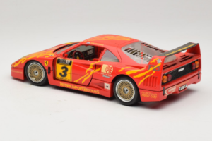 Ferrari F40 #3 F. Kroymans Ferrari Imports Kroymans BBS Wheels Rojo 1987 Bburago 1:18 3032-H1 Metal - imagen 7 de 8