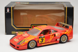 Ferrari F40 #3 F. Kroymans Ferrari Imports Kroymans BBS Wheels Rojo 1987 Bburago 1:18 3032-H1 Metal - imagen 8 de 8
