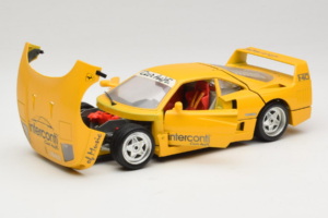 Ferrari F40 Interconti Car HiFi Amarillo Bburago 1:18 3032-I1 Metal - imagen 2 de 8