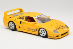 Ferrari F40 Interconti Car HiFi Amarillo Bburago 1:18 3032-I1 Metal - imagen 6 de 8