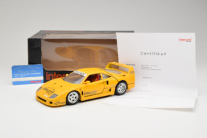 Ferrari F40 Interconti Car HiFi Amarillo Bburago 1:18 3032-I1 Metal - imagen 8 de 8