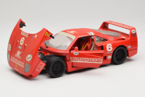 Ferrari F40 #6 V. Colombo L'Indipendente Rojo 1987 Bburago 1:18 3032-L1 Metal - imagen 2 de 8