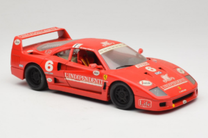 Ferrari F40 #6 V. Colombo L'Indipendente Rojo 1987 Bburago 1:18 3032-L1 Metal - imagen 6 de 8