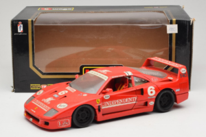 Ferrari F40 #6 V. Colombo L'Indipendente Rojo 1987 Bburago 1:18 3032-L1 Metal - imagen 8 de 8