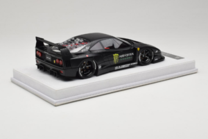 Ferrari F40 LB Works Monster Energy Matt Black BBA 1:18 REMC026 Resina - imagen 3 de 7