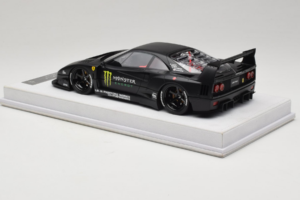 Ferrari F40 LB Works Monster Energy Matt Black BBA 1:18 REMC026 Resina - imagen 5 de 7