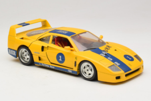 Ferrari F40 #1 Amarillo Bauer Edición Limitada 100 unidades Bburago 1:18 BSR001 Metal - imagen 6 de 8