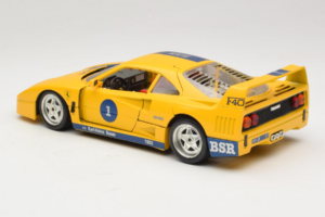 Ferrari F40 #1 Amarillo Bauer Edición Limitada 100 unidades Bburago 1:18 BSR001 Metal - imagen 7 de 8
